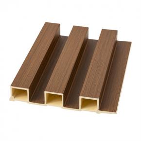 Colourful Wooden Grain Pvc Coating Cladding 10 Designs Fluted Wall Board Plaque Wall Panel Sample