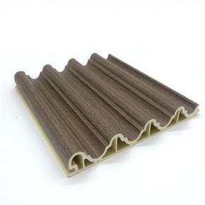 Wood PVC composite wall louvers for interior cladding 