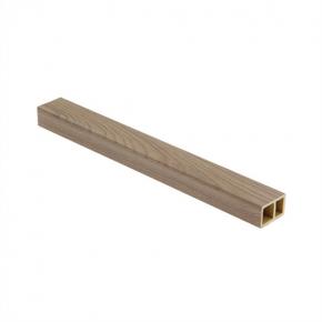 75x50mm Mold Resistance WPC Timber Tube ISO Hollow Wooden Tube