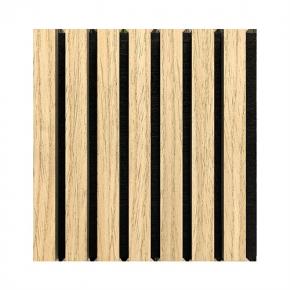 MDF Slat Wood Acoustic Panel for Interior Wall Cladding, Ceiling, Screening